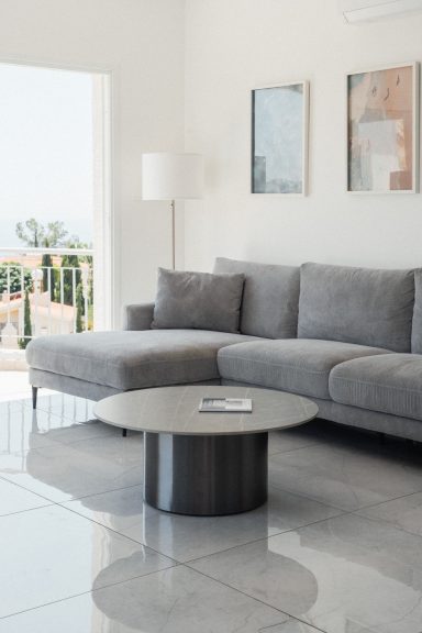 Couch and living room