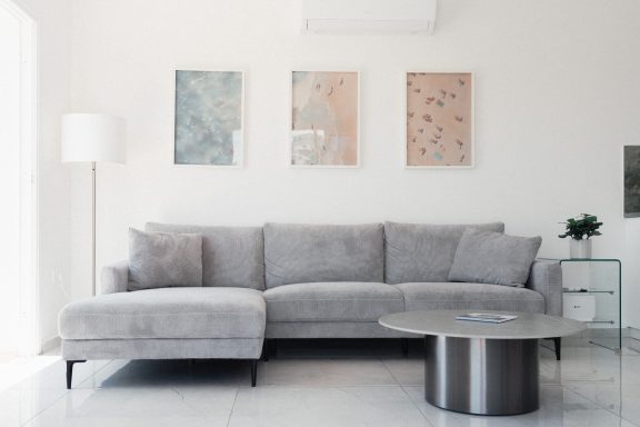 Couch and living room