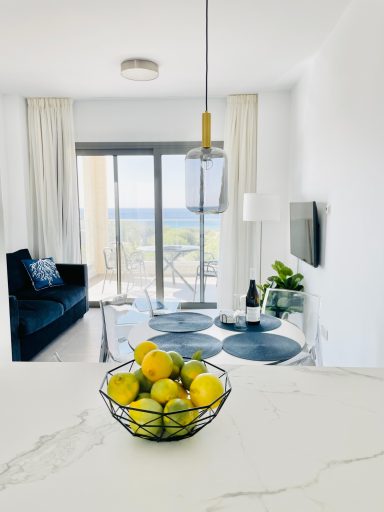 Living area and sea view