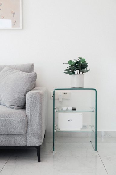 Couch and living room